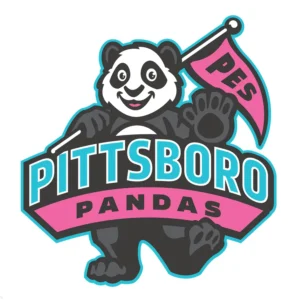Pittsboro Panda Logo Decal and Magnet