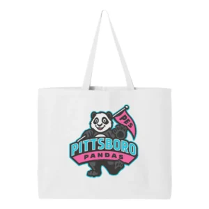 Pittsboro Panda Logo Spirit Tote