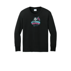 Pittsboro Panda Logo Youth Long Sleeves