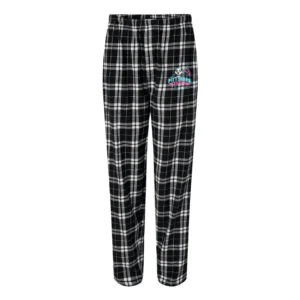 Pittsboro Panda Logo Adult Flannel Pants