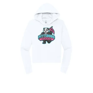 Pittsboro Panda Logo Ladies Hoodie